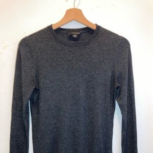 Ann Taylor | Heather Grey Crew Neck Sweater | xs